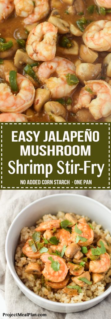 Easy Jalape O Mushroom Shrimp Stir Fry For Two Project Meal Plan