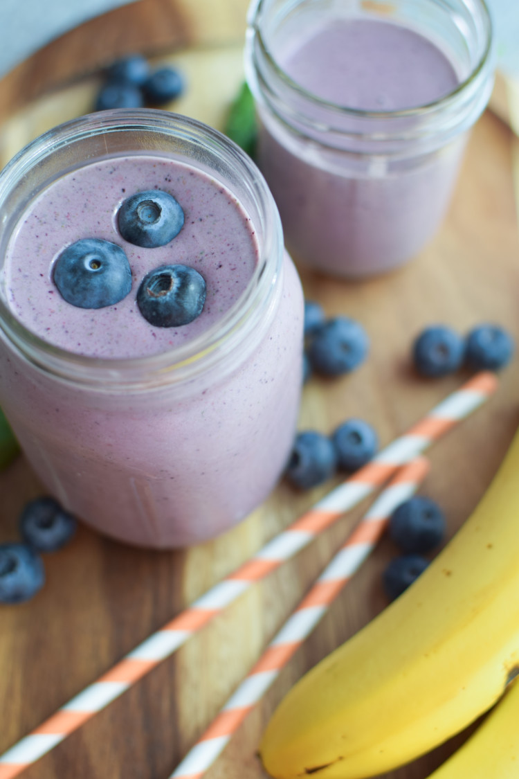 Berry Protein Smoothies Two Ways Recipe from Project Meal Plan