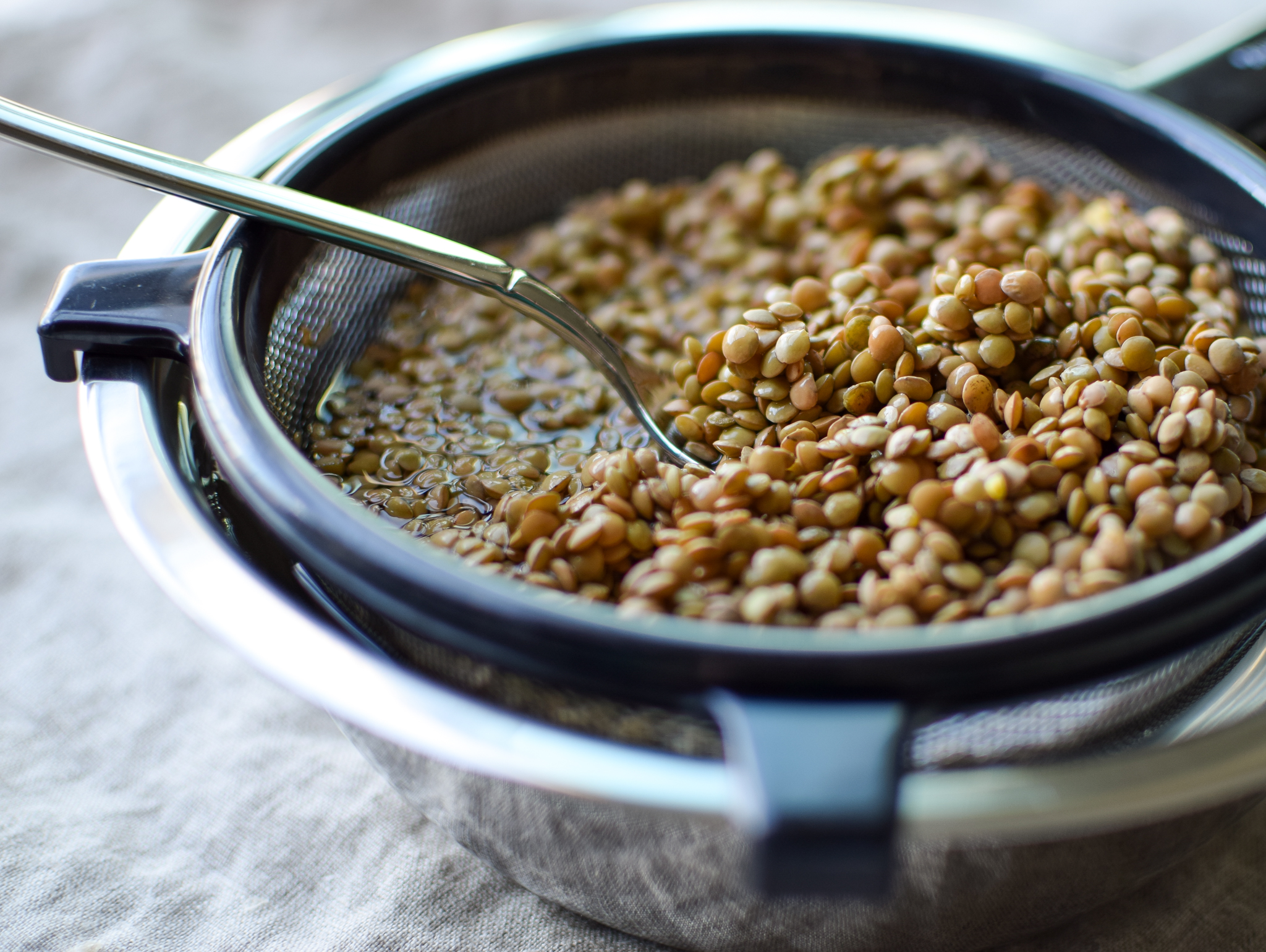 Vegetable & Chicken Sausage Lentil Soup recipe - Simple, hearty and delicious fall soup that will make your home smell amazing on any week night! ProjectMealPlan.com