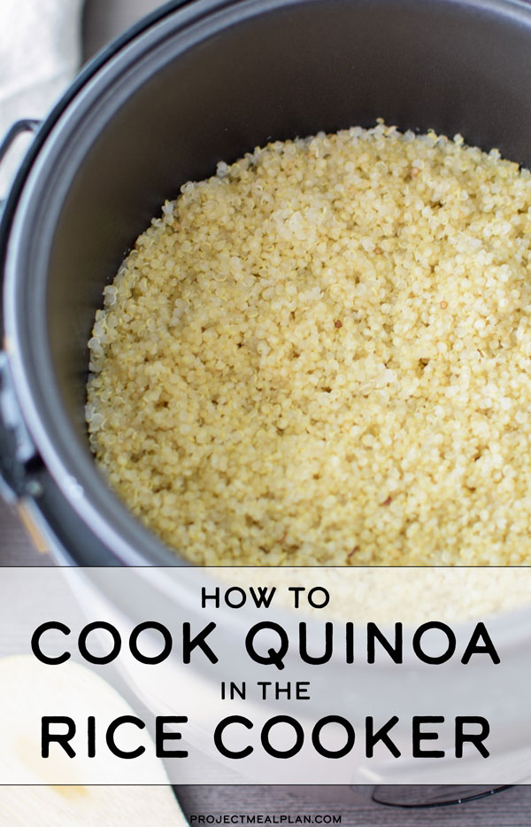 How to Cook Quinoa in the Rice Cooker - Project Meal Plan