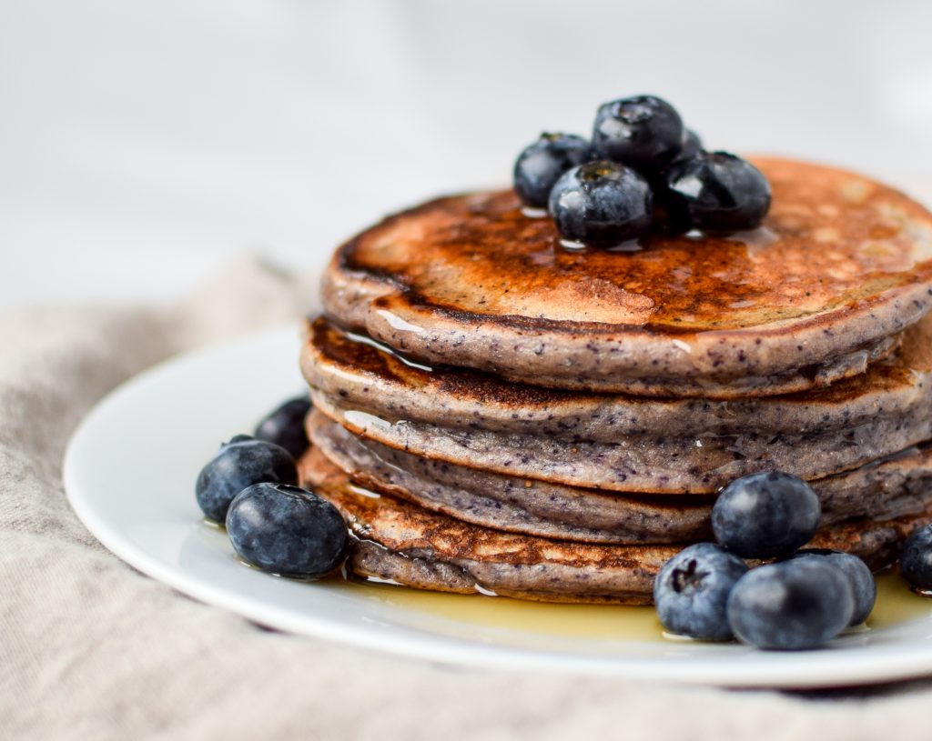 Lemon Poppy Seed Blueberry Protein Pancakes - Project Meal Plan