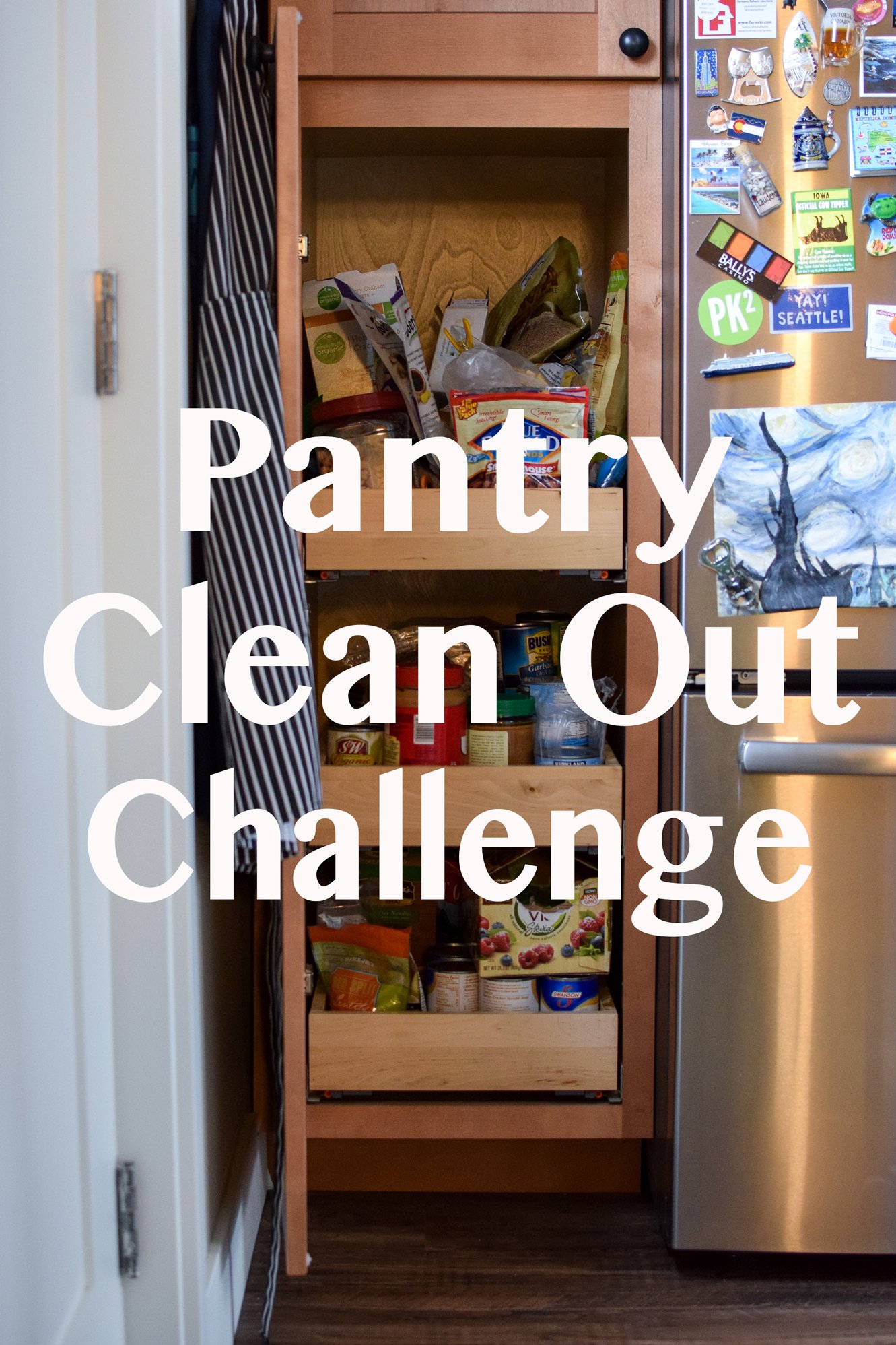 30-Day Pantry Clean Out Challenge - I'm spending the month trying to use up what we have instead of buying more food! Check out the challenge and try it for yourself! - ProjectMealPlan.com