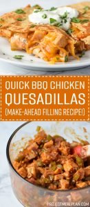 Quick BBQ Chicken Quesadillas (Make-Ahead Filling Recipe) - Project ...