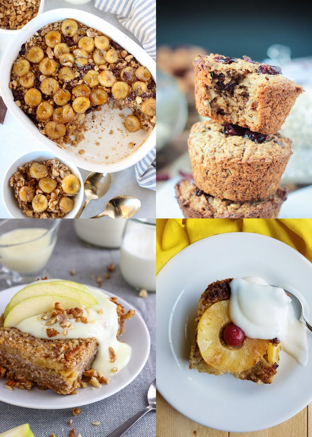 75+ Best Make-Ahead Oatmeal Recipes to Eat for Breakfast - The very best list of overnight oats, breakfast bars and cookies, and oatmeal bakes! - ProjectMealPlan.com