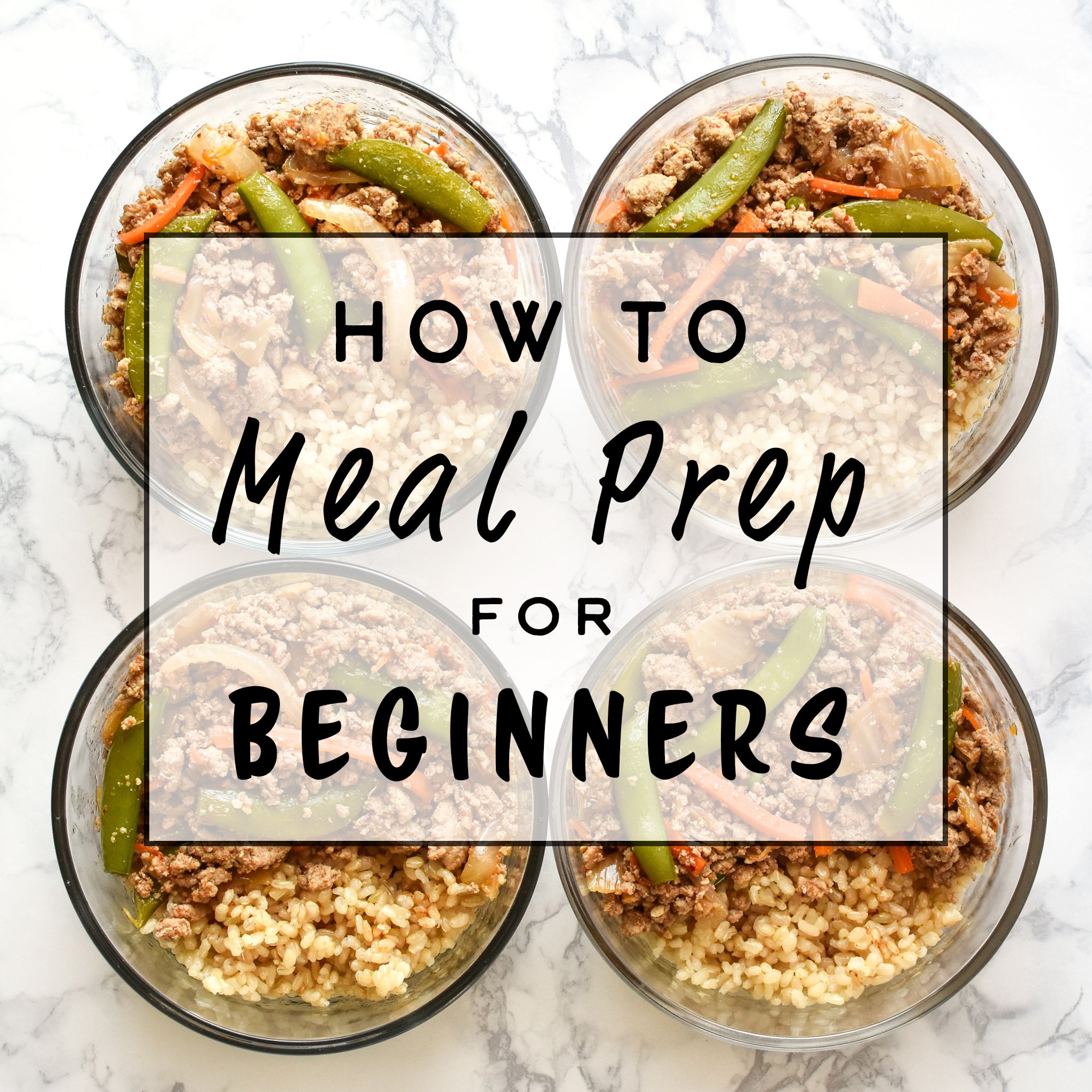 How to Meal Prep for Beginners - A super simple starting place for you to learn meal prep strategies! - ProjectMealPlan.com