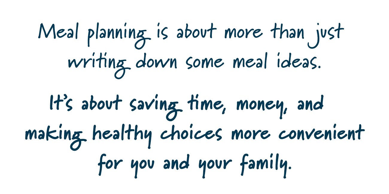 The Importance of Meal Planning: 3 Reasons to Meal Plan Weekly