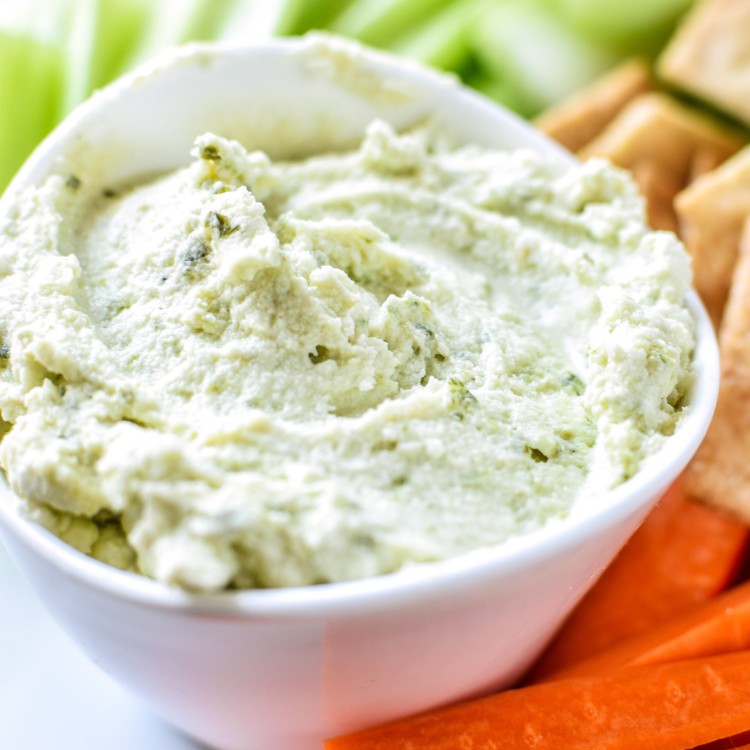 Hot Smoked Salmon Cream Cheese Dip - Project Meal Plan