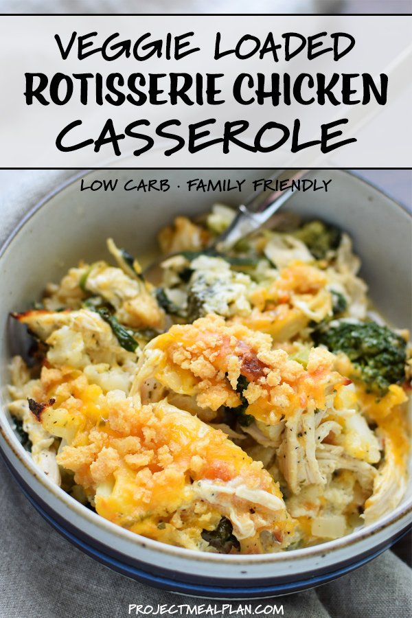 Veggie Loaded Rotisserie Chicken Casserole Project Meal Plan