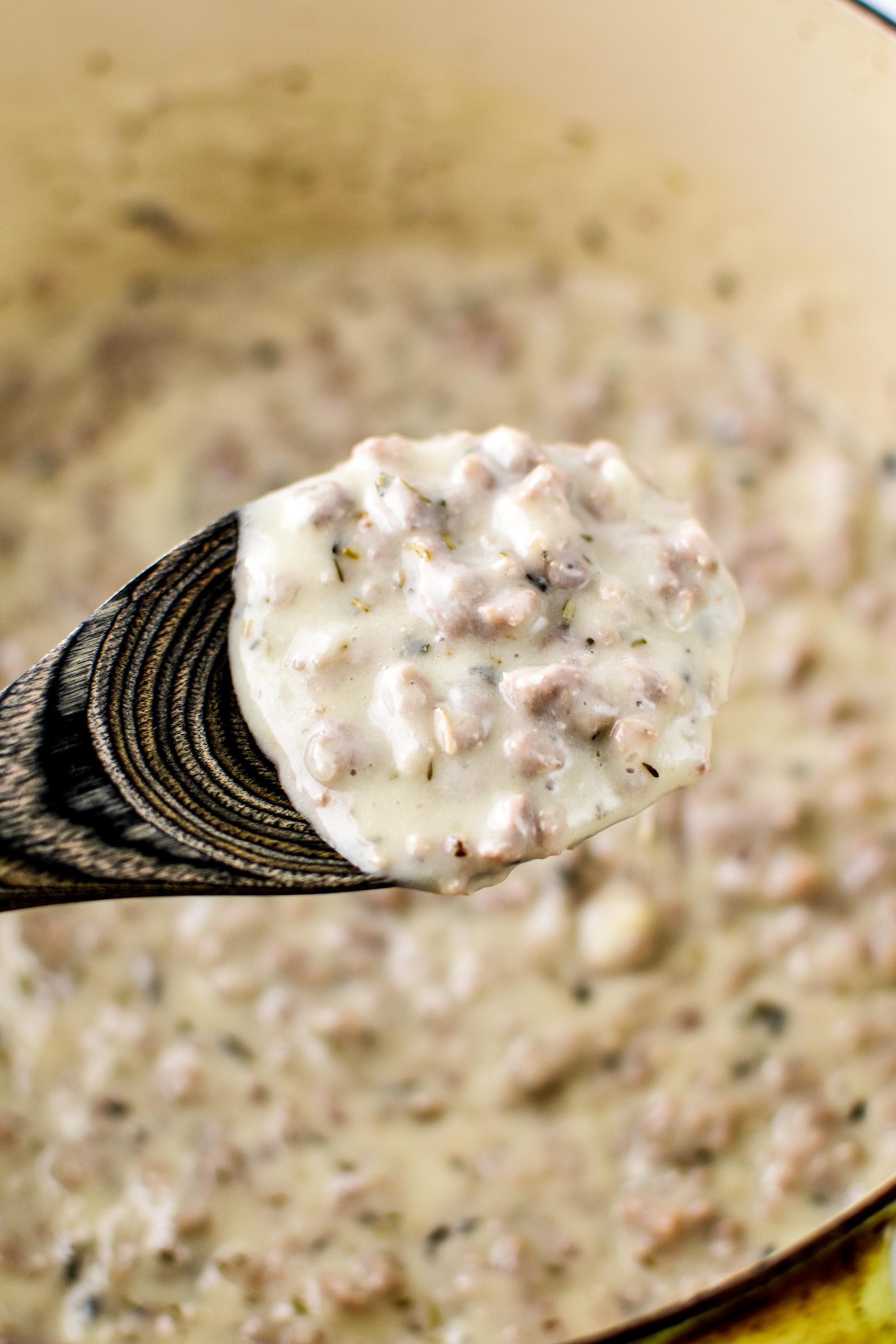 While making sausage gravy, I found my Dutch oven top fits the