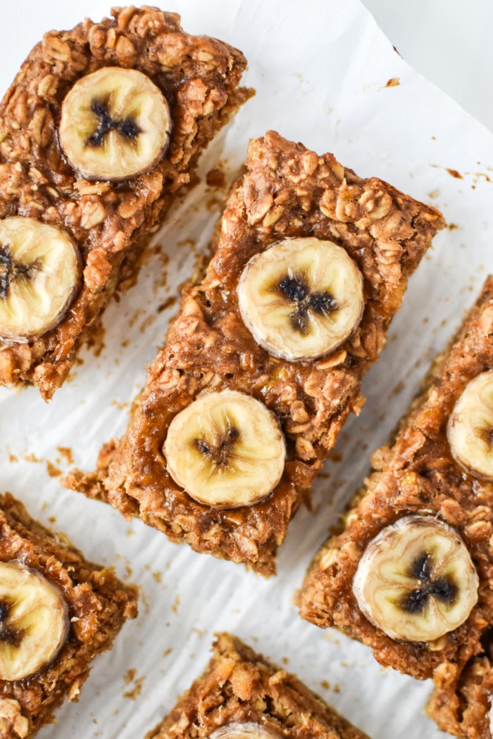 Peanut Butter Banana Oatmeal Breakfast Bars Project Meal Plan 0104