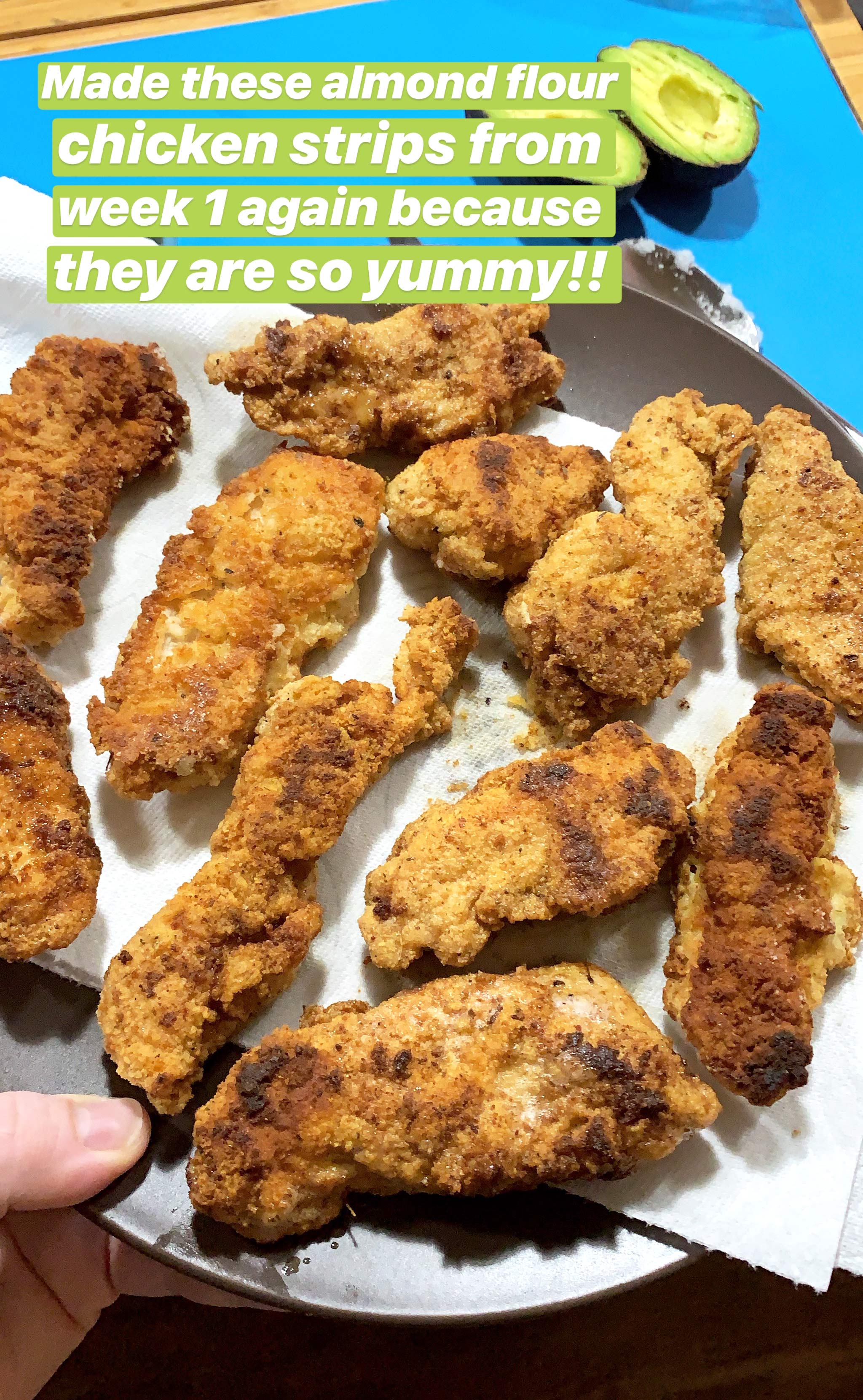 whole30 chicken strips are one of my favorite whole30 dinner recipes