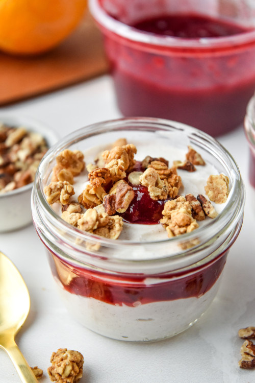 Cinnamon Orange Cranberry Yogurt Parfaits - Project Meal Plan