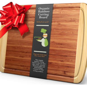 bamboo cutting board.