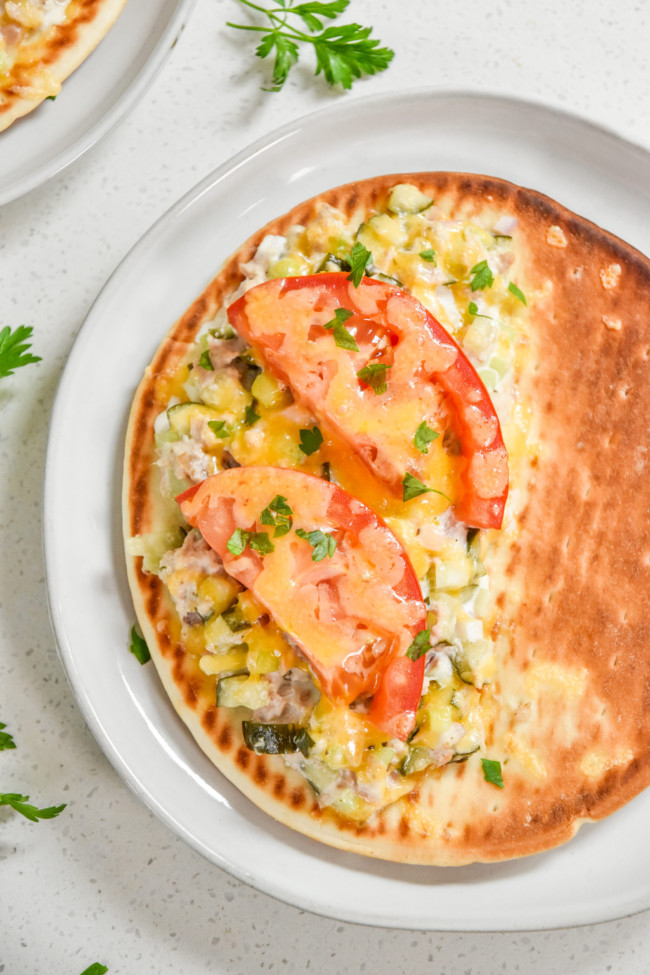 Tuna Melt Pita Sandwiches Project Meal Plan