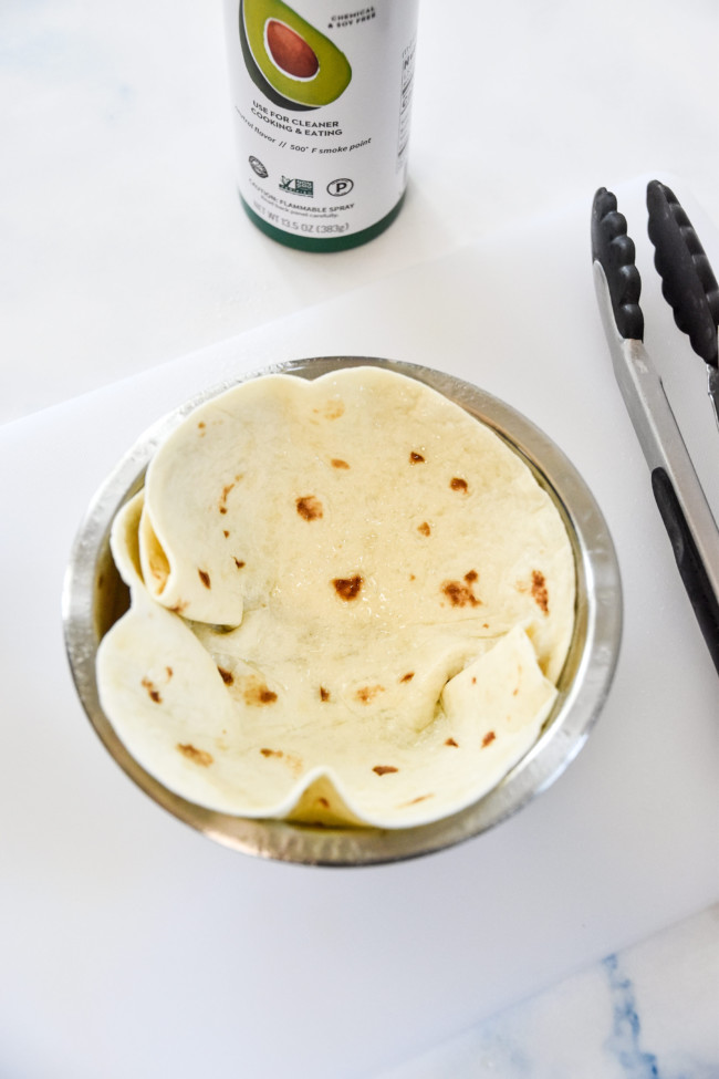 Air Fryer Flour Tortilla Bowls Project Meal Plan