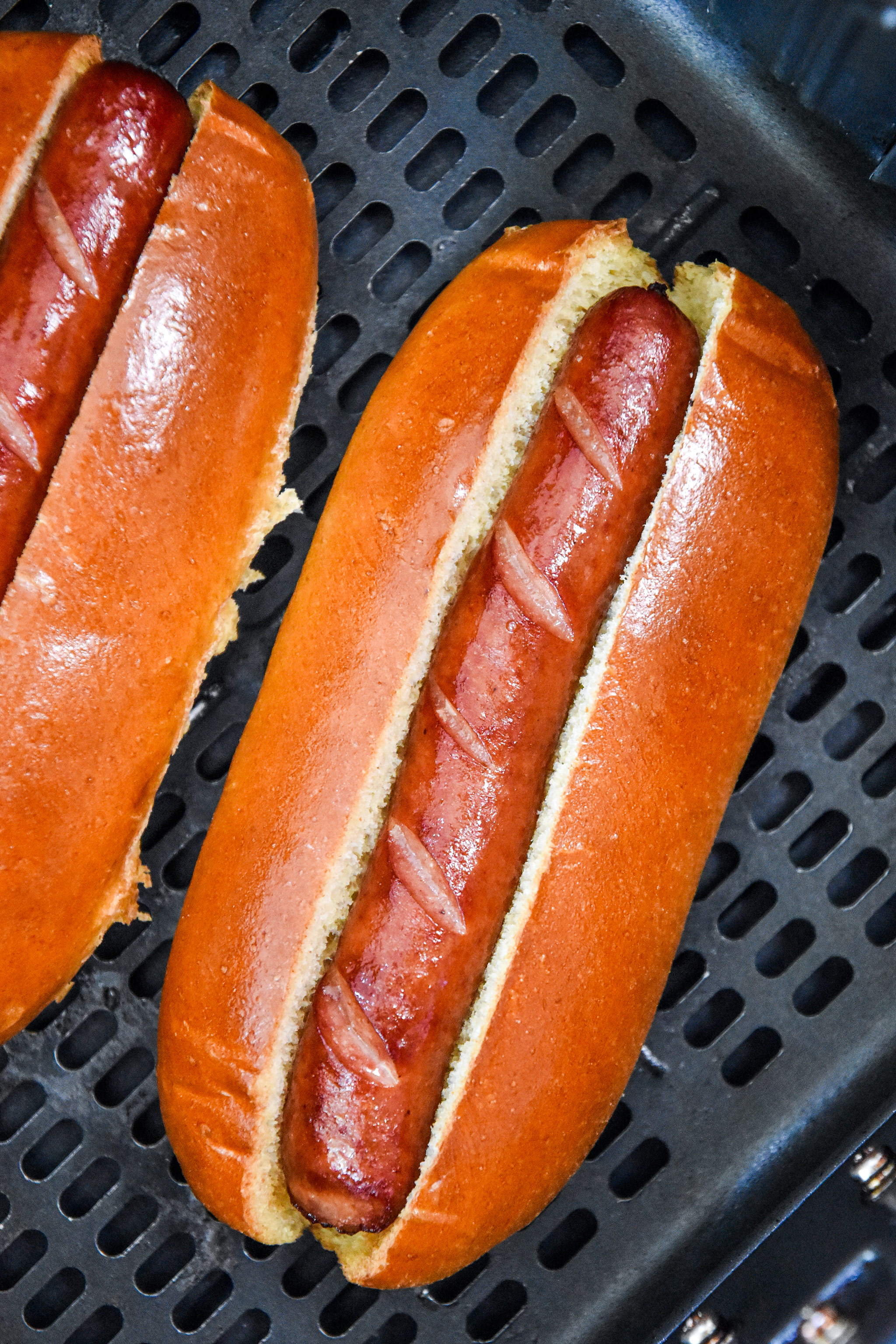 Air Fryer Hot dogs - Air Fryer Eats Main Dish