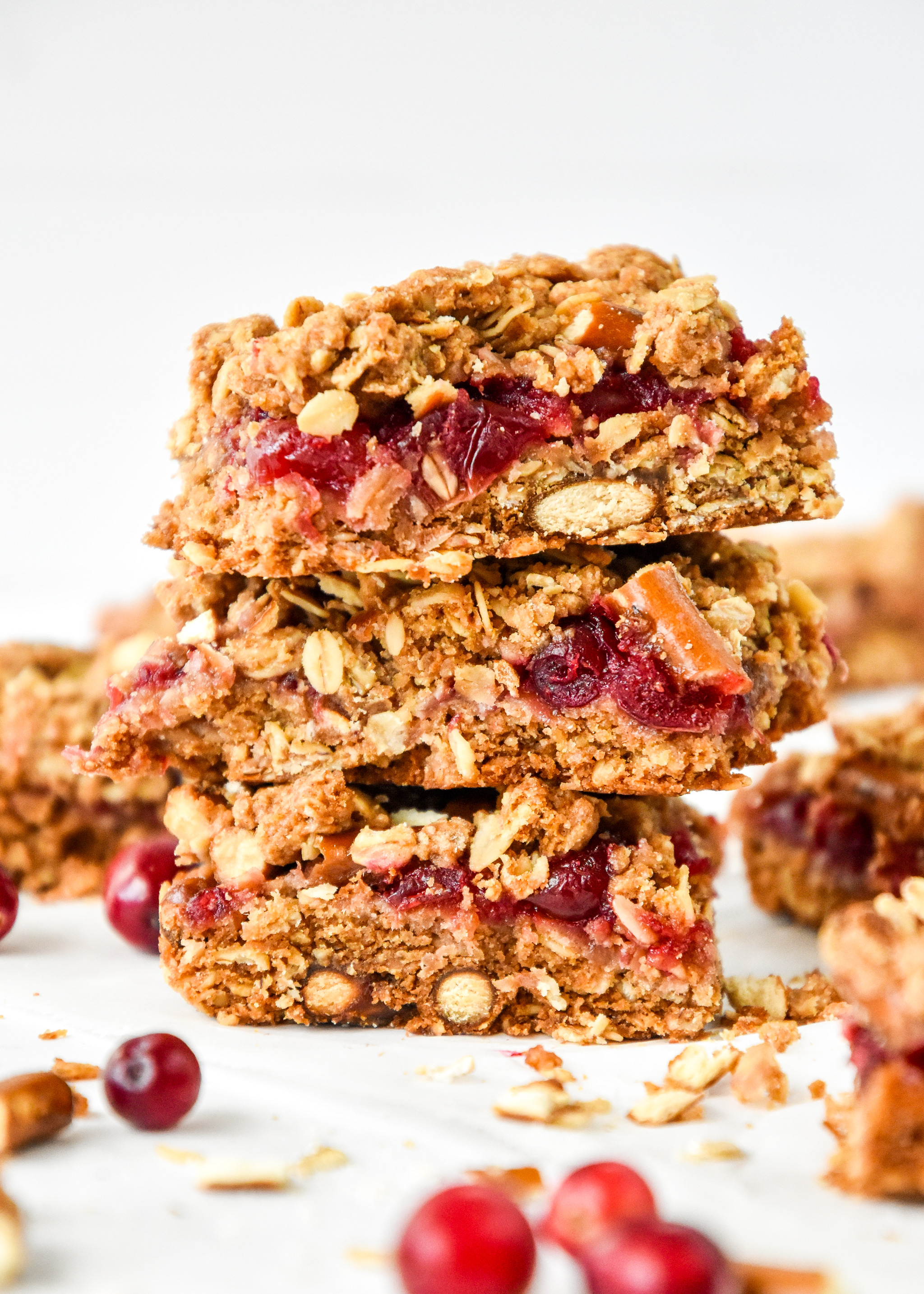 Cranberry Pretzel Oat Crumble Bars Project Meal Plan