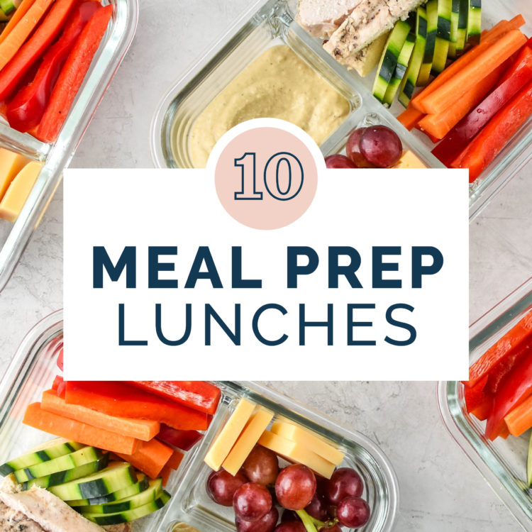 10 Meal Prep Lunches cover.