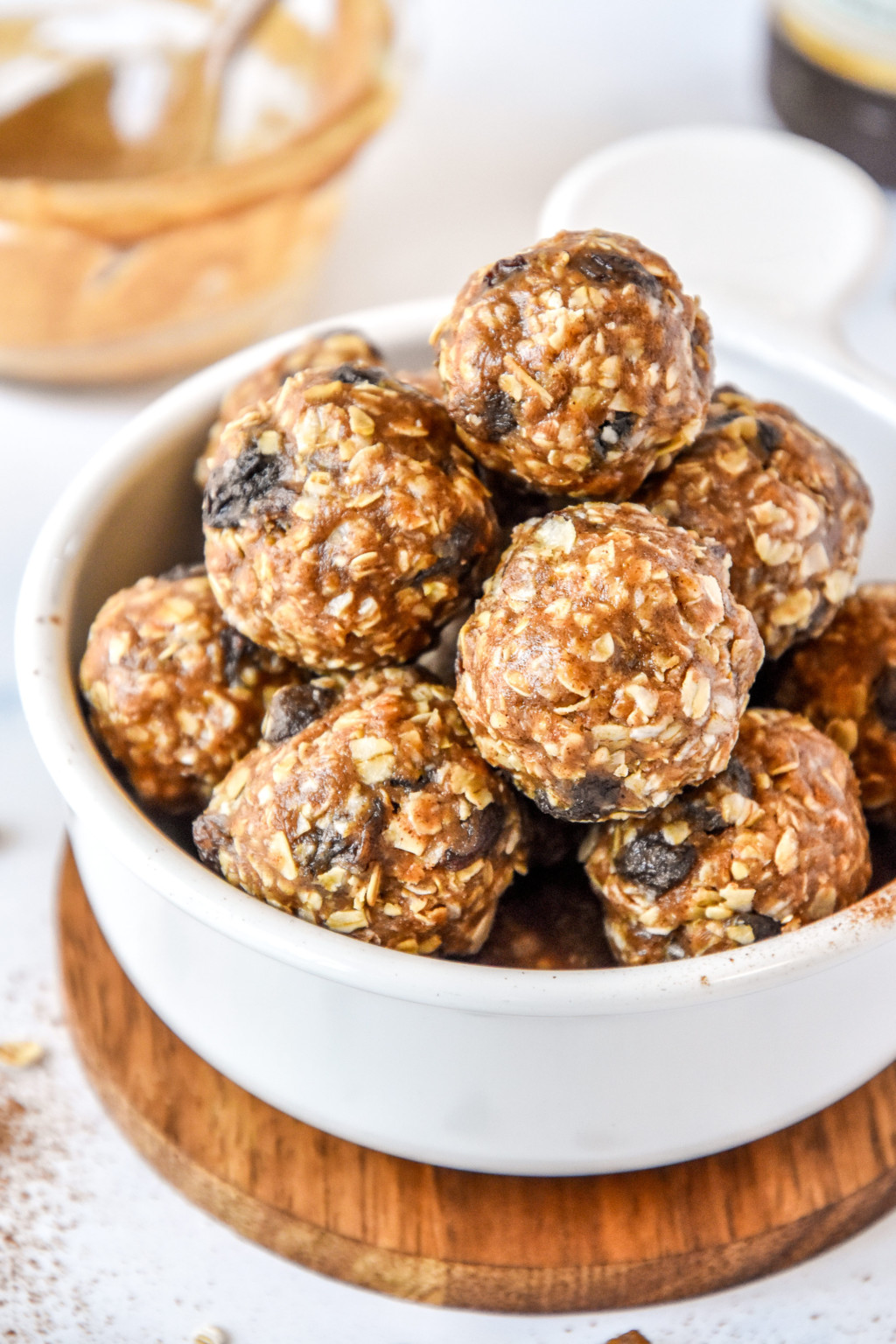 NoBake Oatmeal Raisin Cookie Balls Project Meal Plan