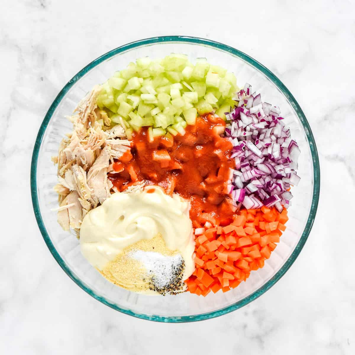 Easy Buffalo Chicken Salad Meal Prep - Project Meal Plan