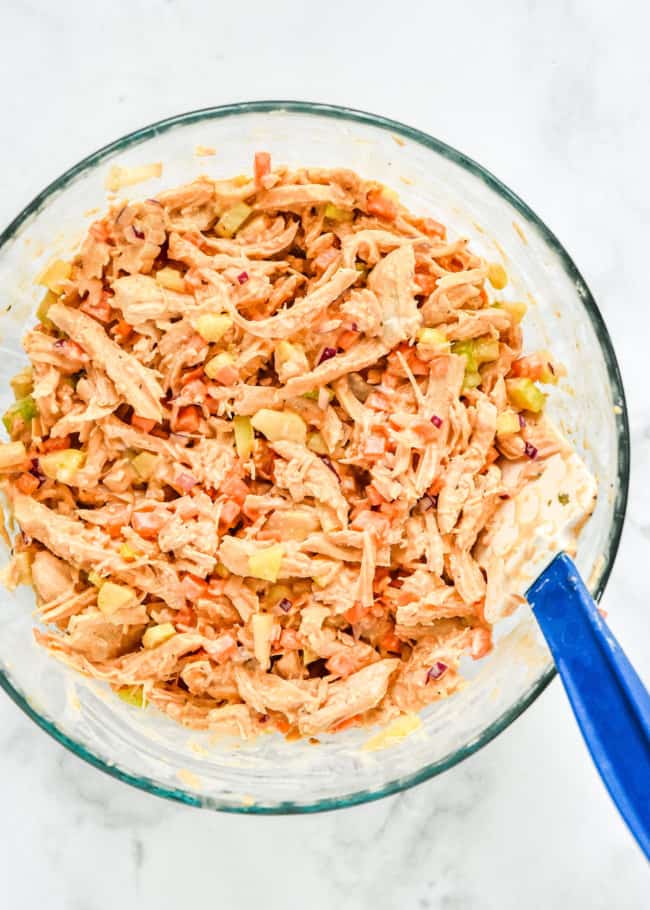 Easy Buffalo Chicken Salad Meal Prep - Project Meal Plan