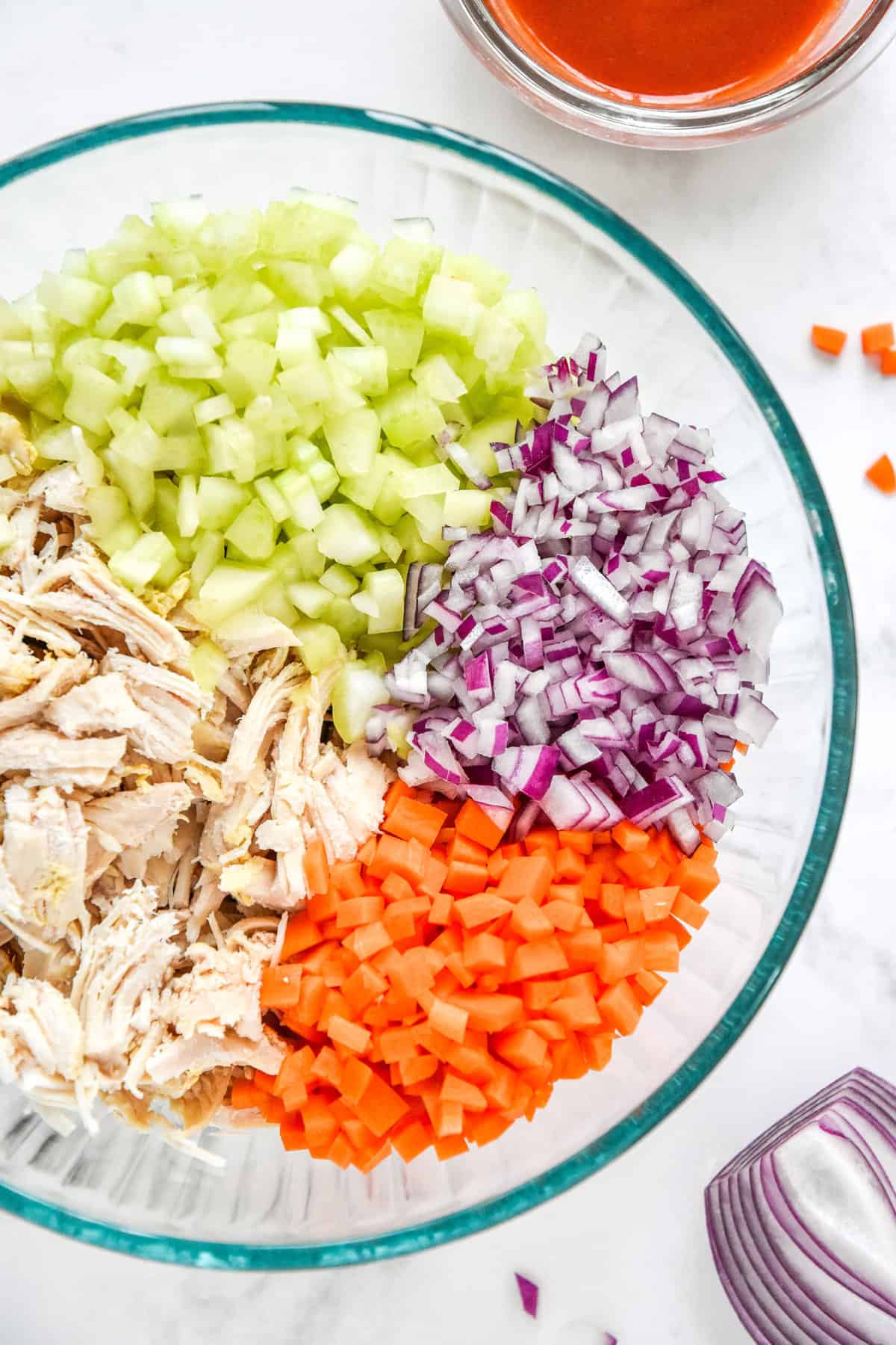 Easy Buffalo Chicken Salad Meal Prep - Project Meal Plan