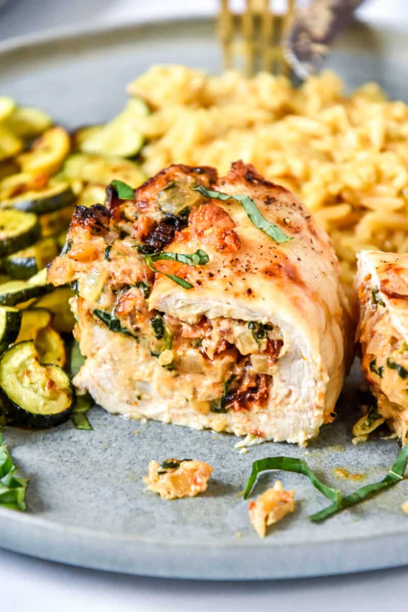 Air Fryer Stuffed Chicken Breast - Project Meal Plan